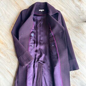 Deep Purple RW&Co Pea Coat